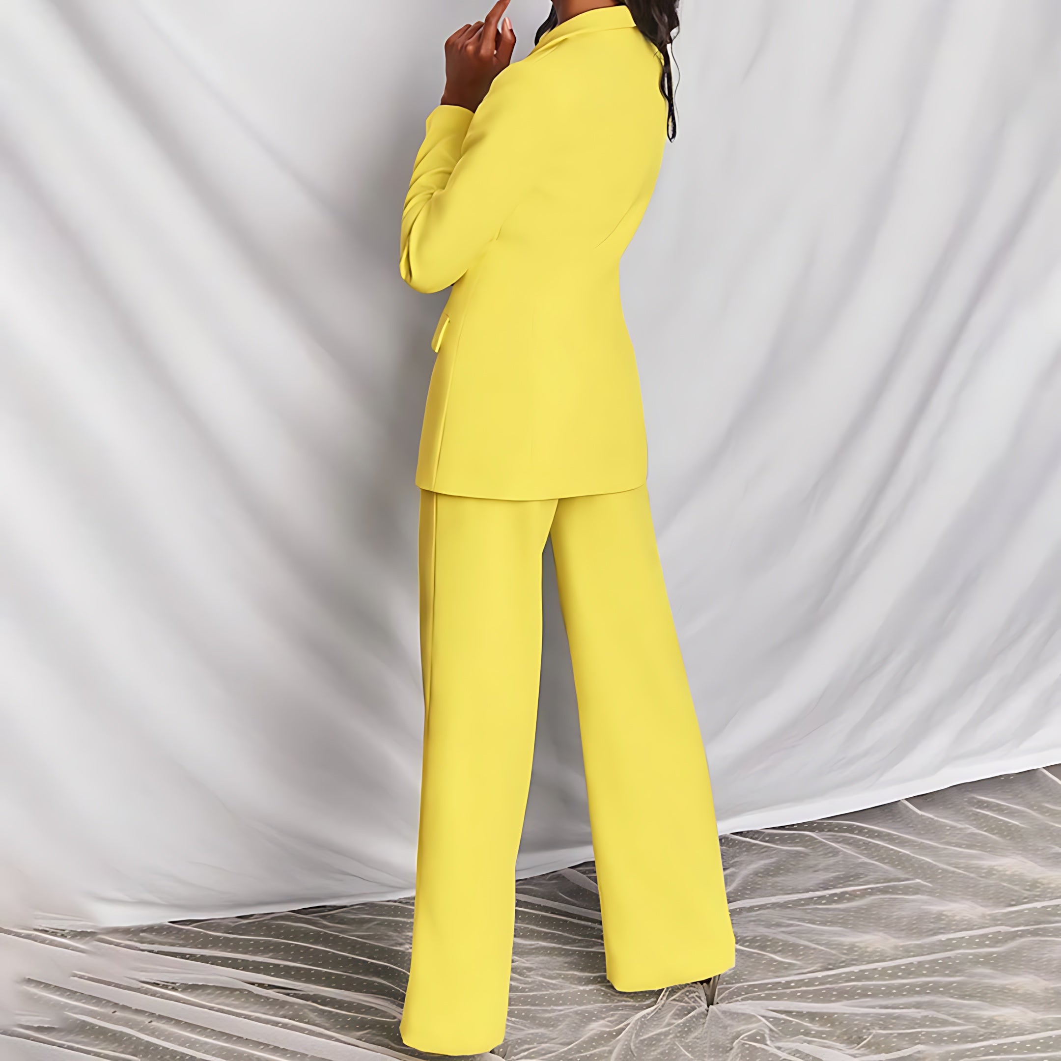 Scarlett – Oversized Blazer And Wide Leg Pants Suit Set