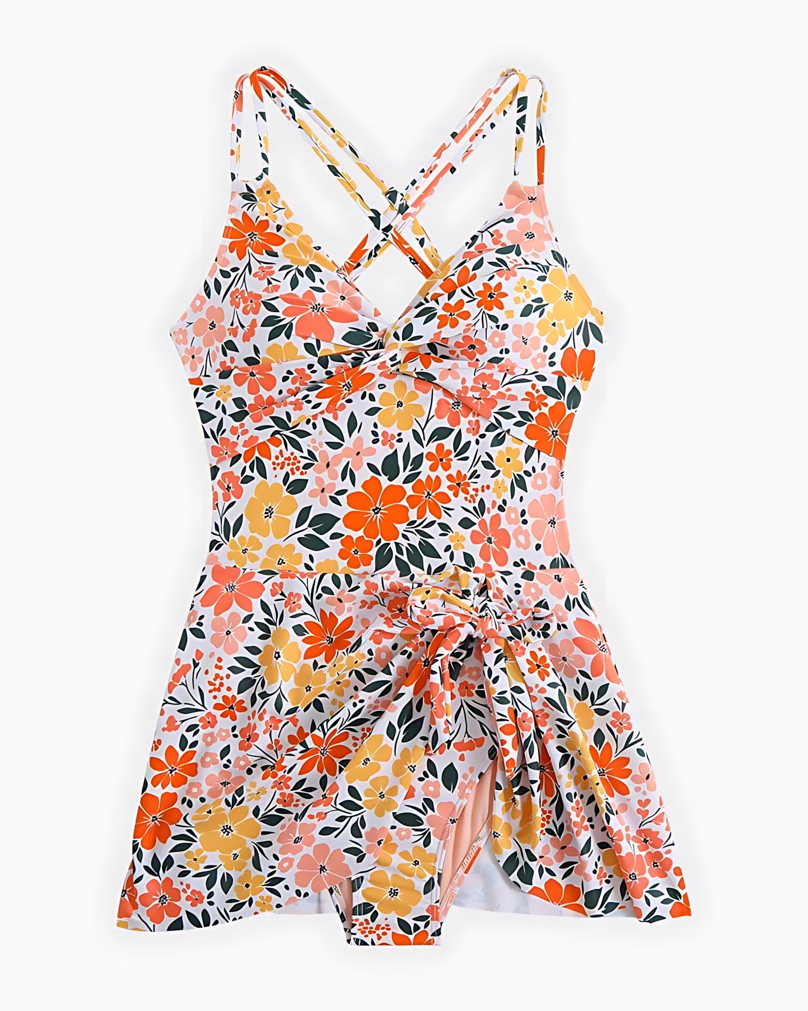 Serenity – V Neck Wrap Swimdress