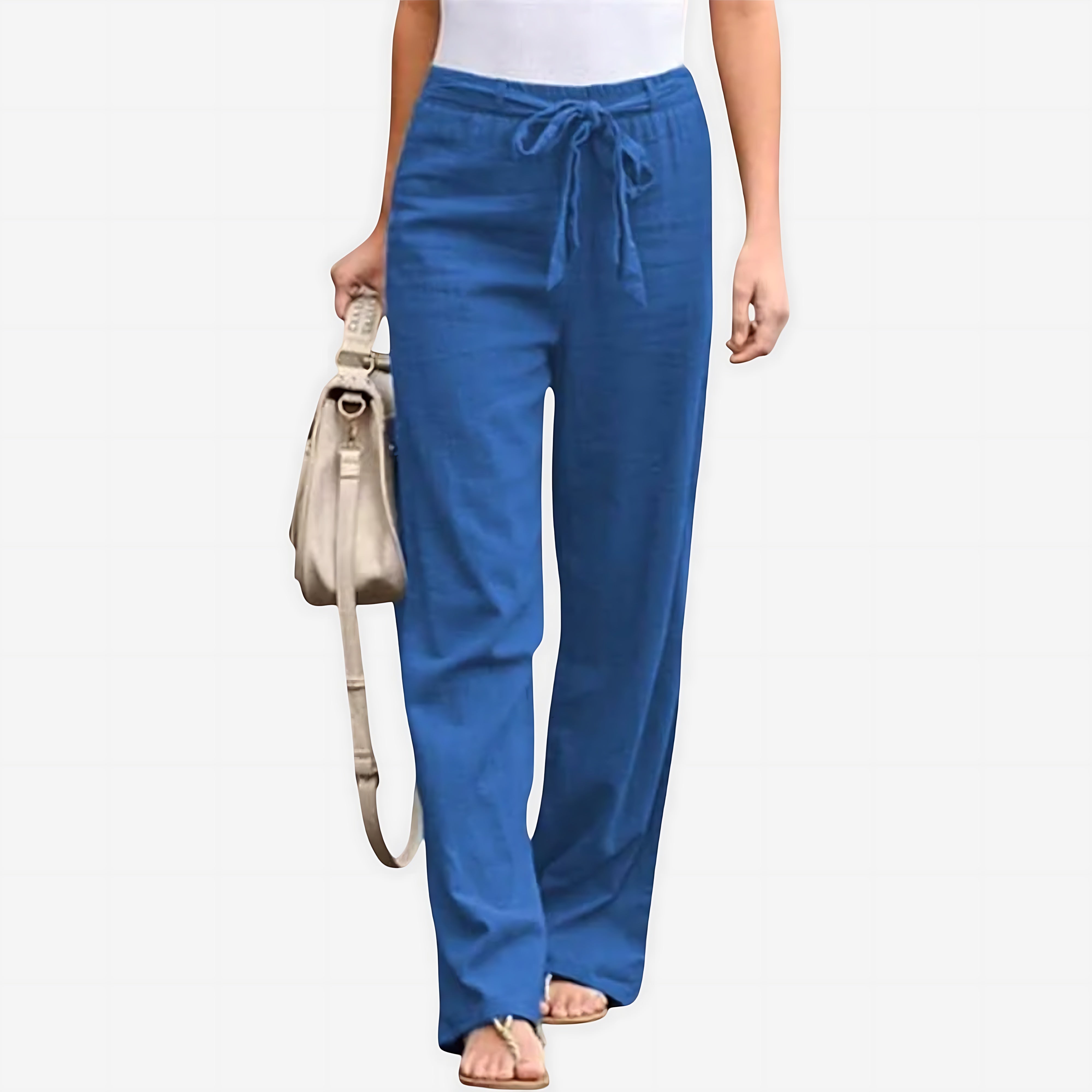 Skylar – Paperbag Waist Straight Leg Pants