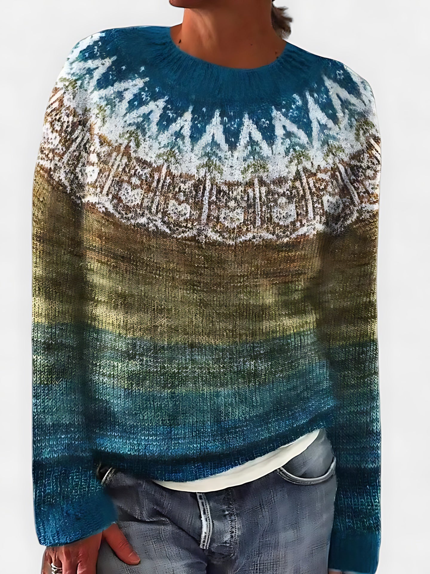 Sofia – Nordic Fair Isle Knit Sweater
