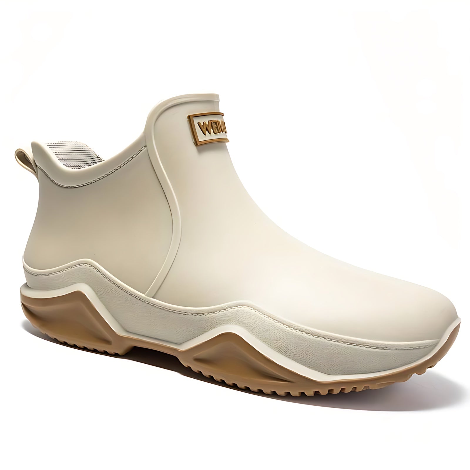 Sophia – Rubber Chunky Sole Ankle Rain Boots