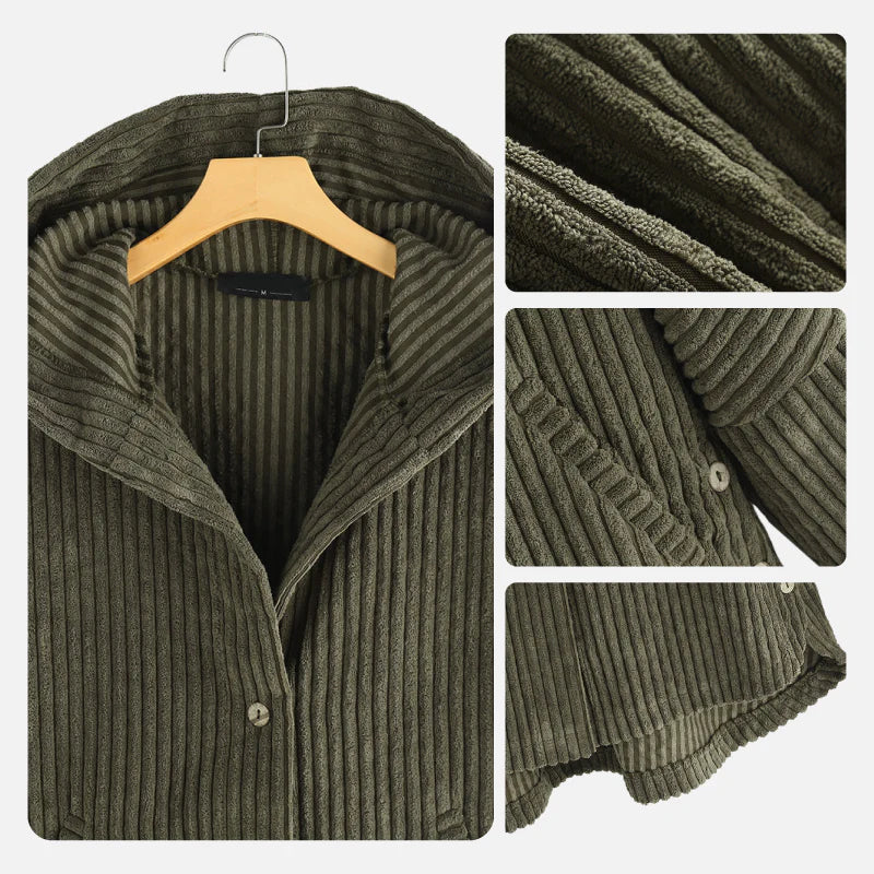 Margot – Button Up Swing Midi Coat