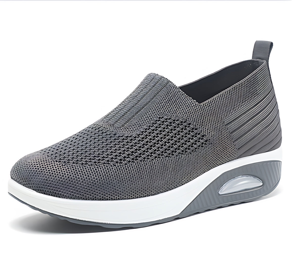 Stella – Stretch Knit Slip On Wedge Sneakers