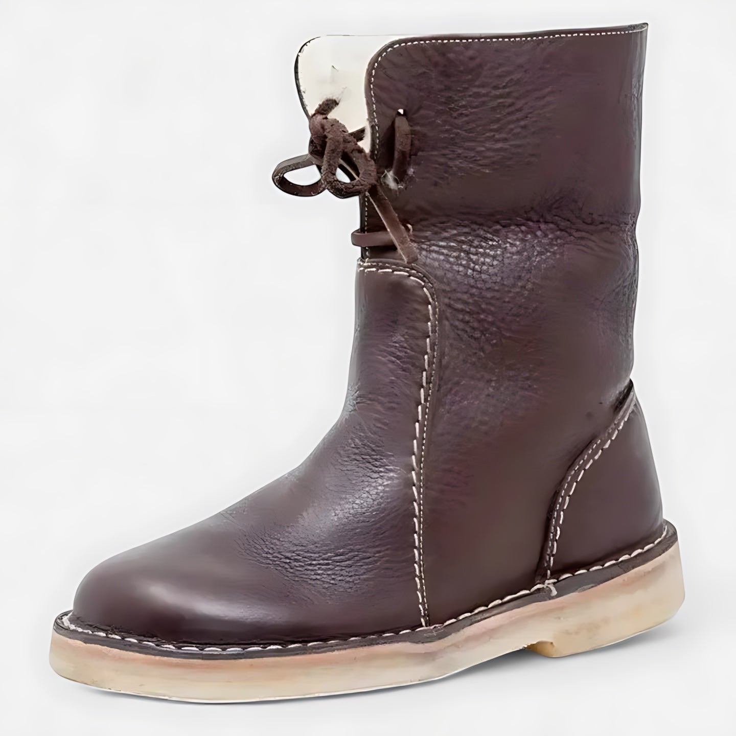 Talia – Suede Faux Fur Trim Ankle Boots