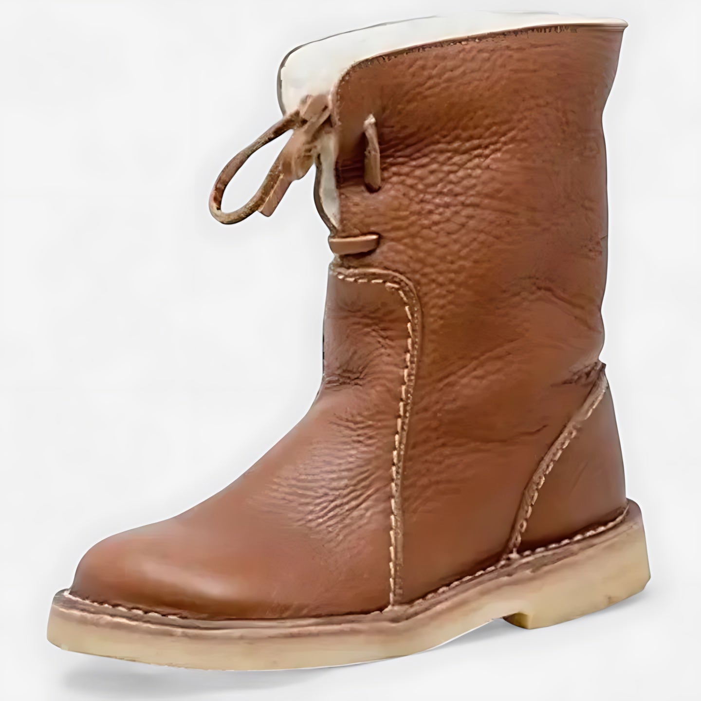 Talia – Suede Faux Fur Trim Ankle Boots