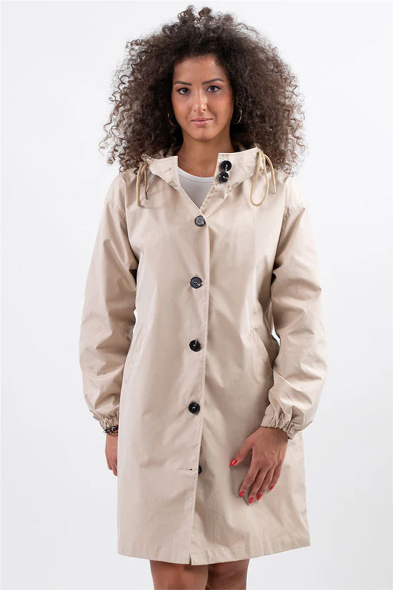 Kinsley – Oversized Longline Windbreaker Jacket