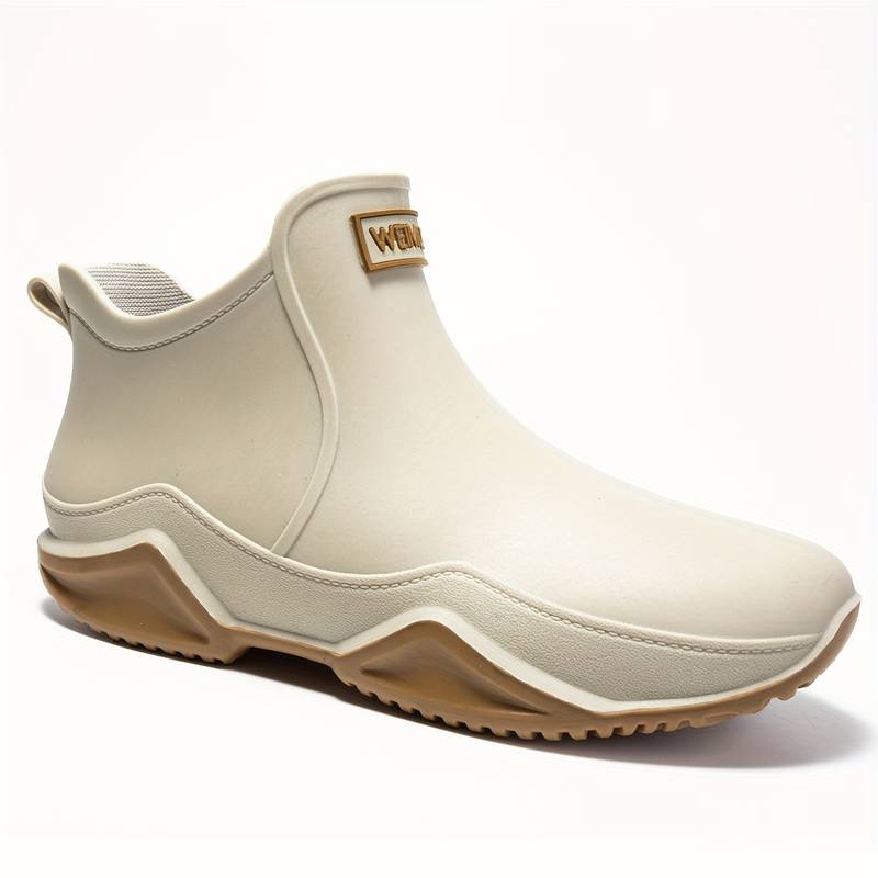 Sophia – Rubber Chunky Sole Ankle Rain Boots