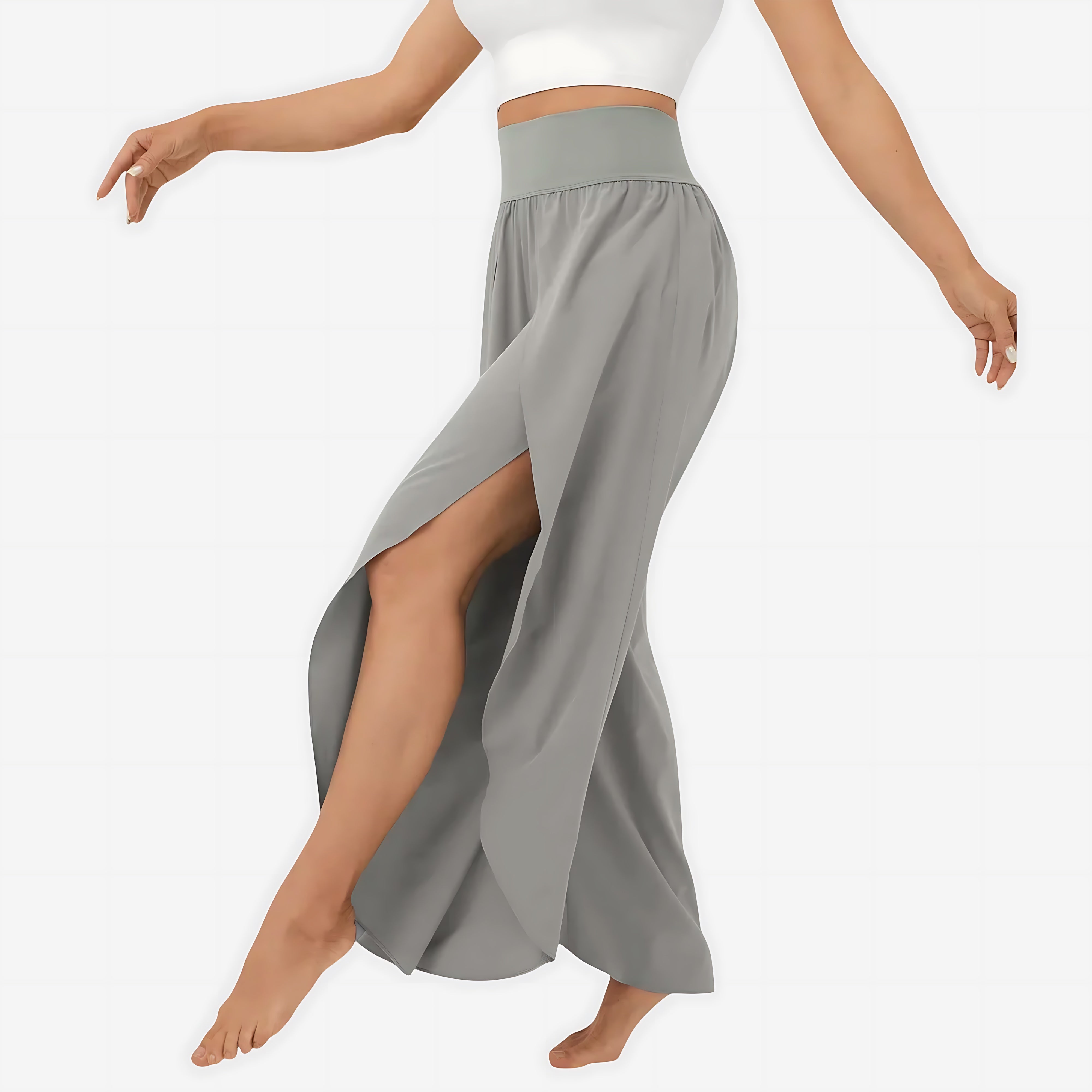 Veronica – Split Hem Wide Leg Palazzo Pants