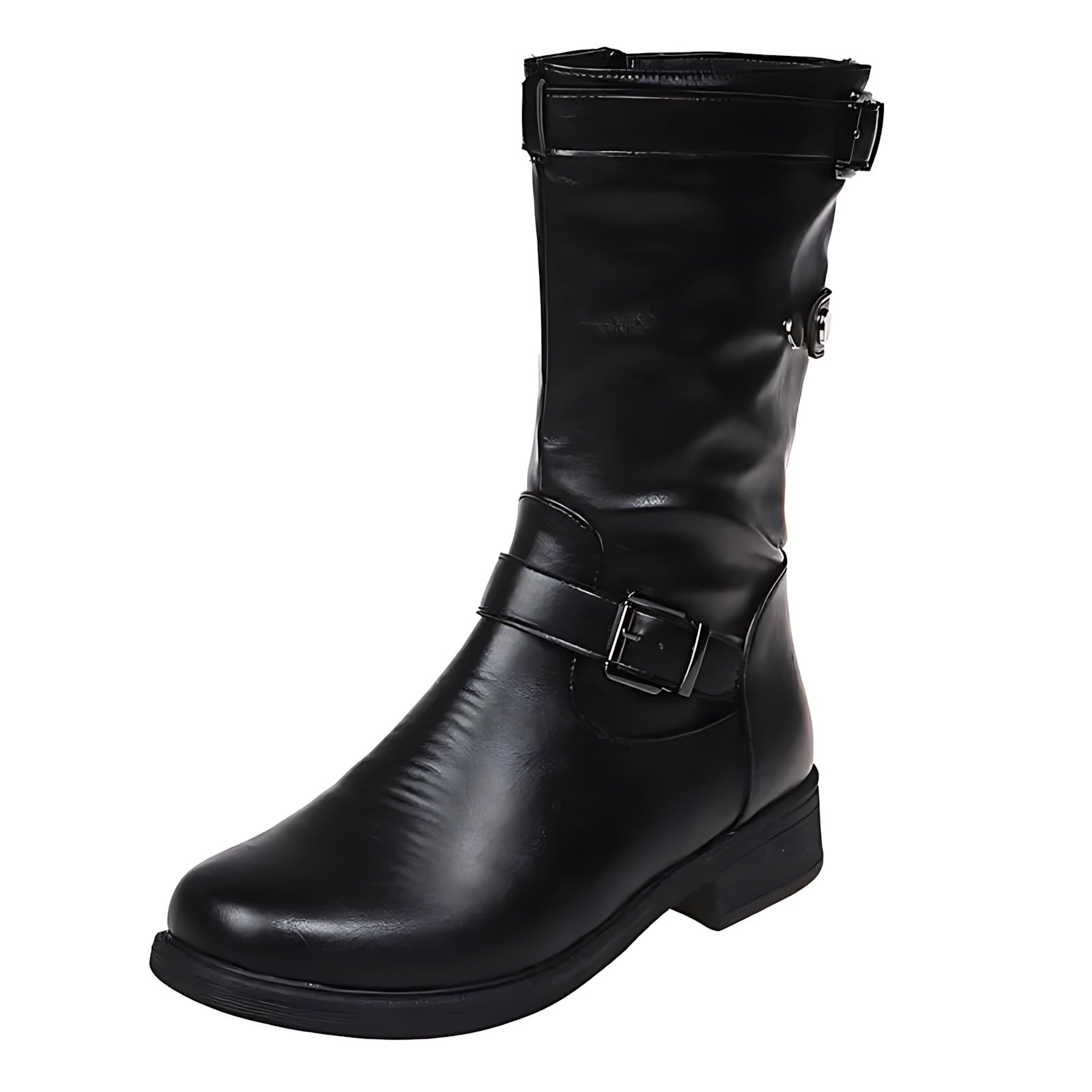 Victoria – Leather Slouchy Mid Calf Boots