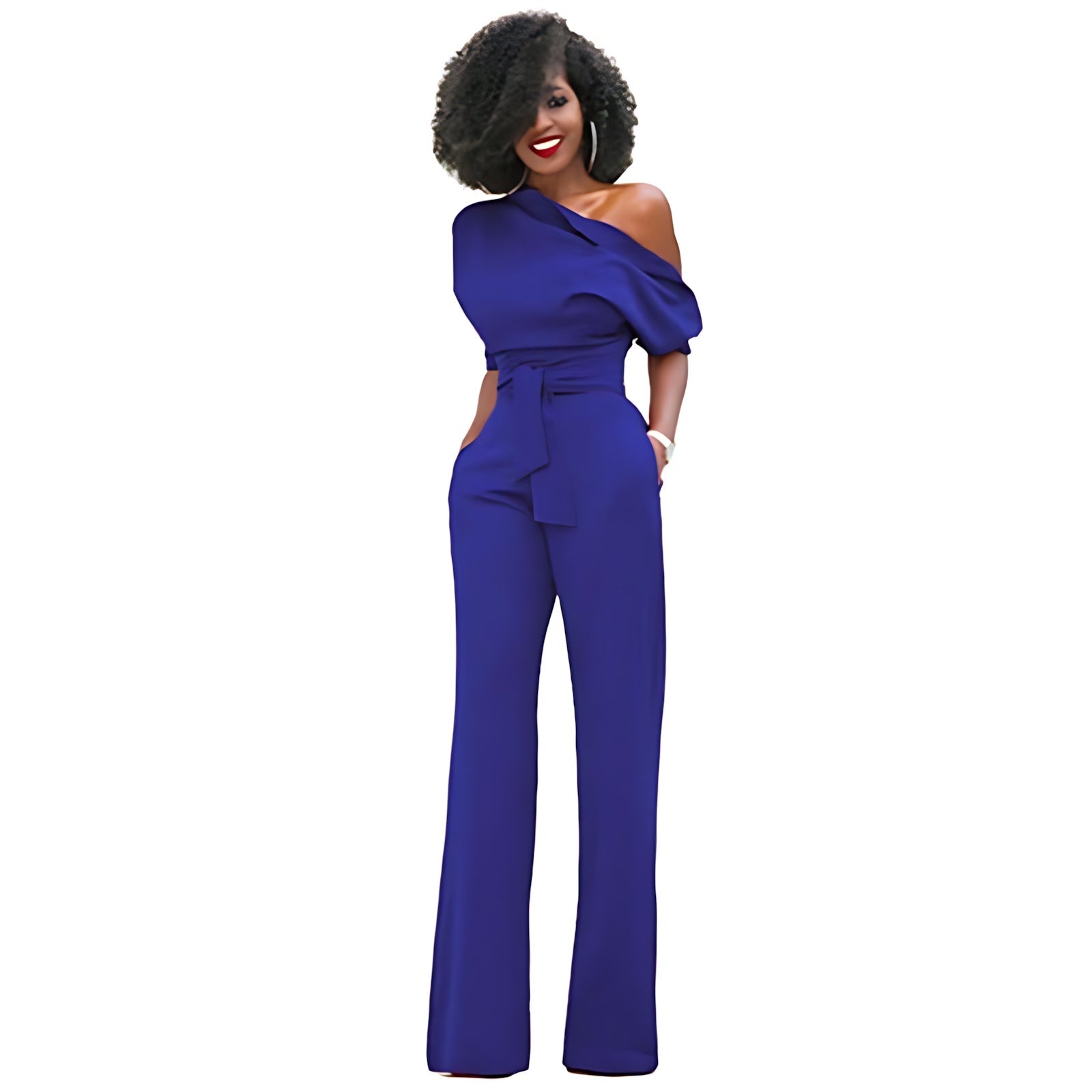 Violet – Off Shoulder Wide Leg Formal Jumpsuit