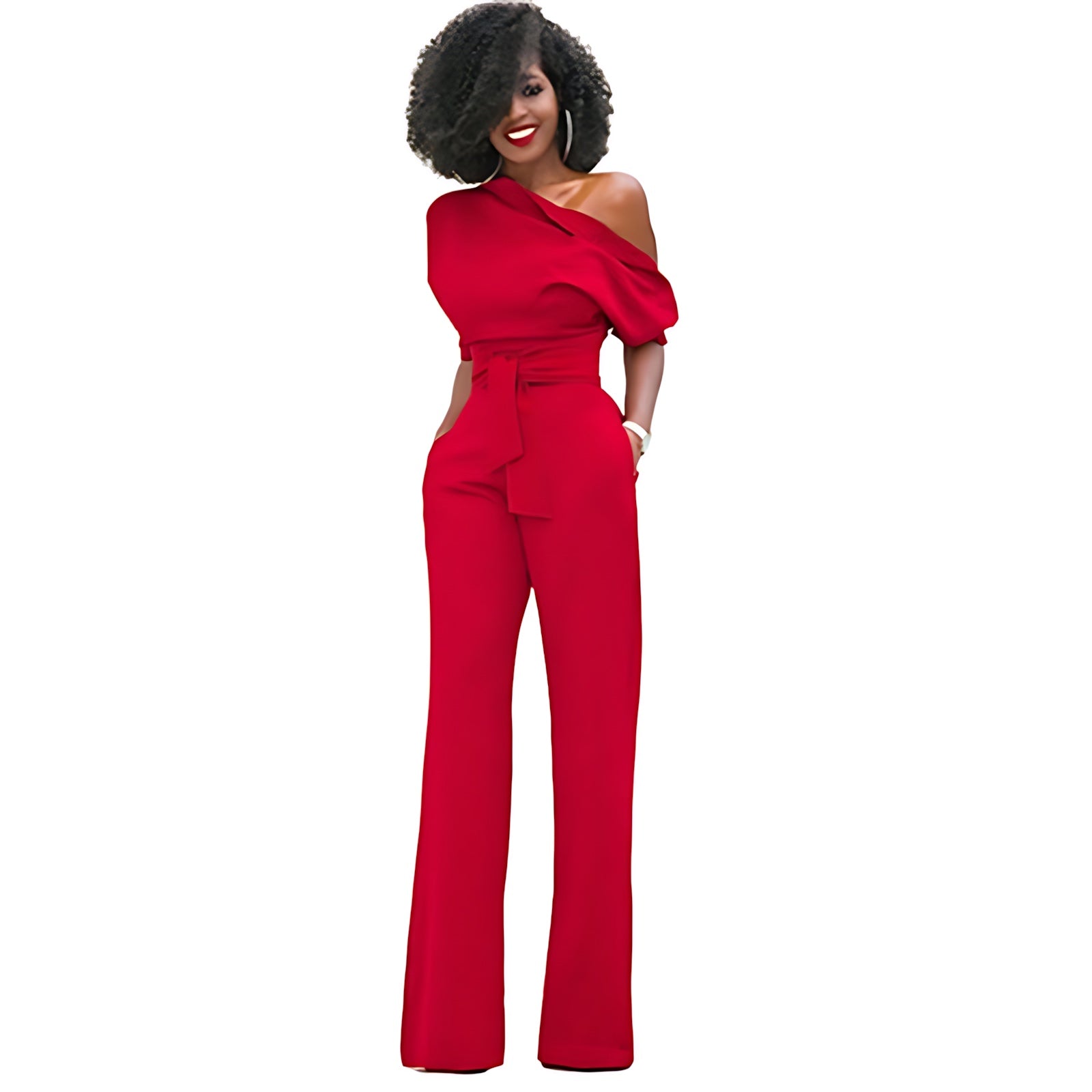 Violet – Off Shoulder Wide Leg Formal Jumpsuit