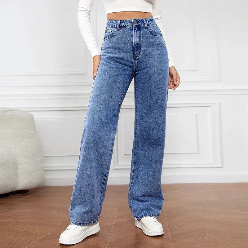 Diana – High Waist Straight Leg Jeans