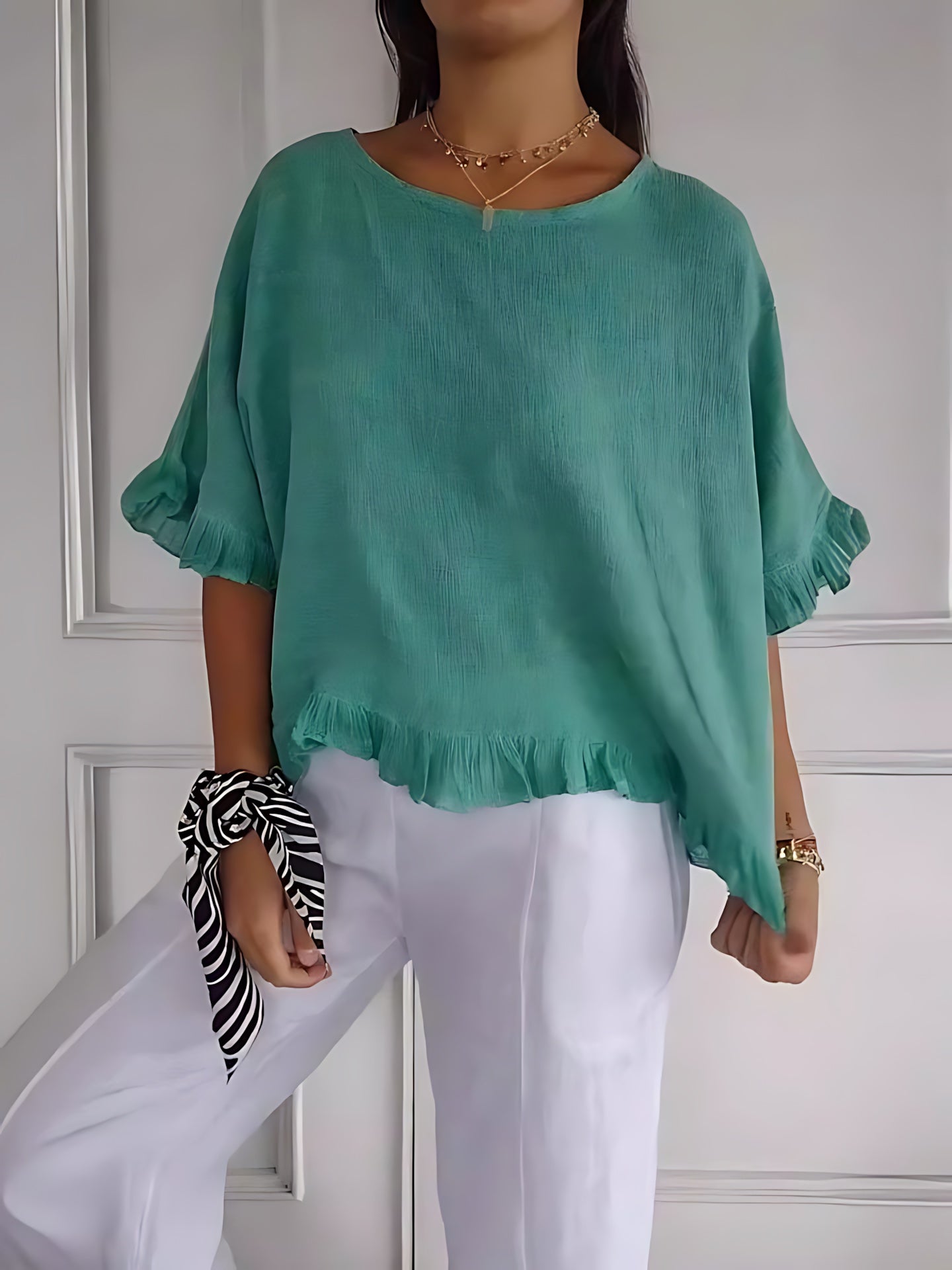 Wren – Crew Neck Relaxed Fit Blouse