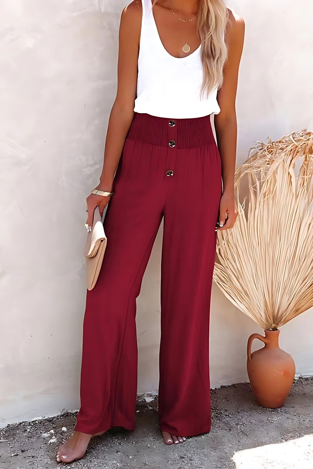 Wren – High Waist Wide Leg Pants