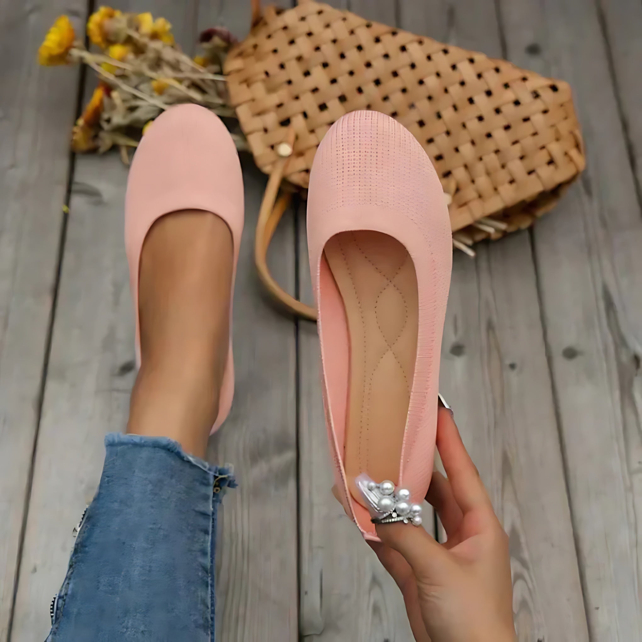 Ximena – Slip On Round Toe Ballet Flats
