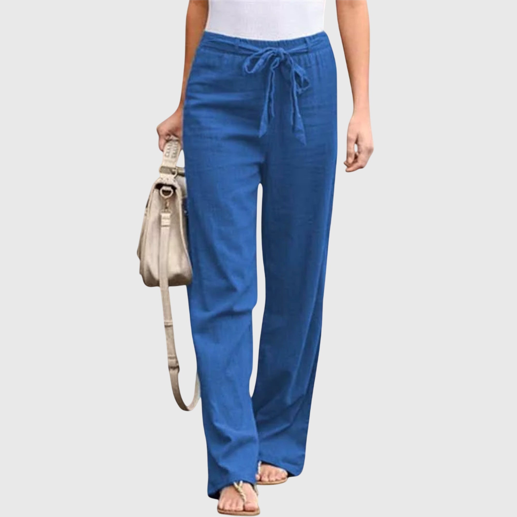Skylar – Paperbag Waist Straight Leg Pants