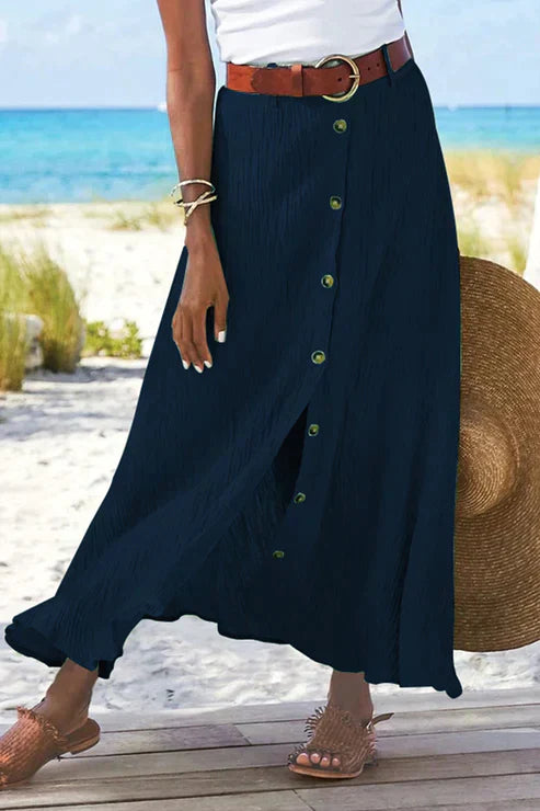 Eloise – High Waist A-Line Maxi Skirt