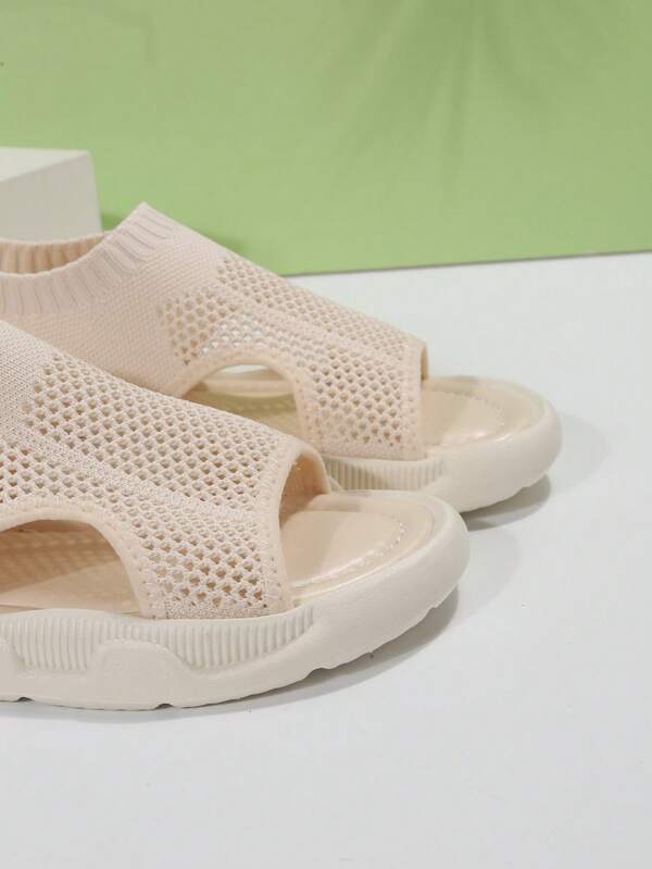 Octavia – Mesh Slip On Wedge Sandals