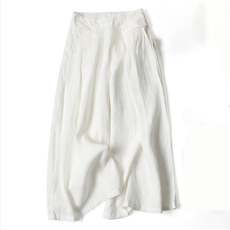 Persephone – High Waisted Wide Leg Culotte Pants