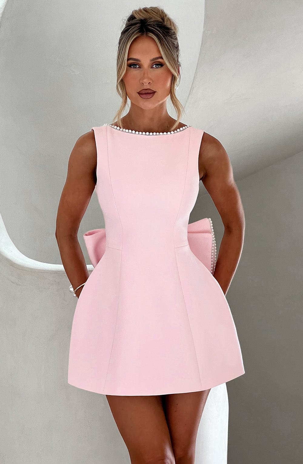 Alice – Structured A-Line Cocktail Mini Dress
