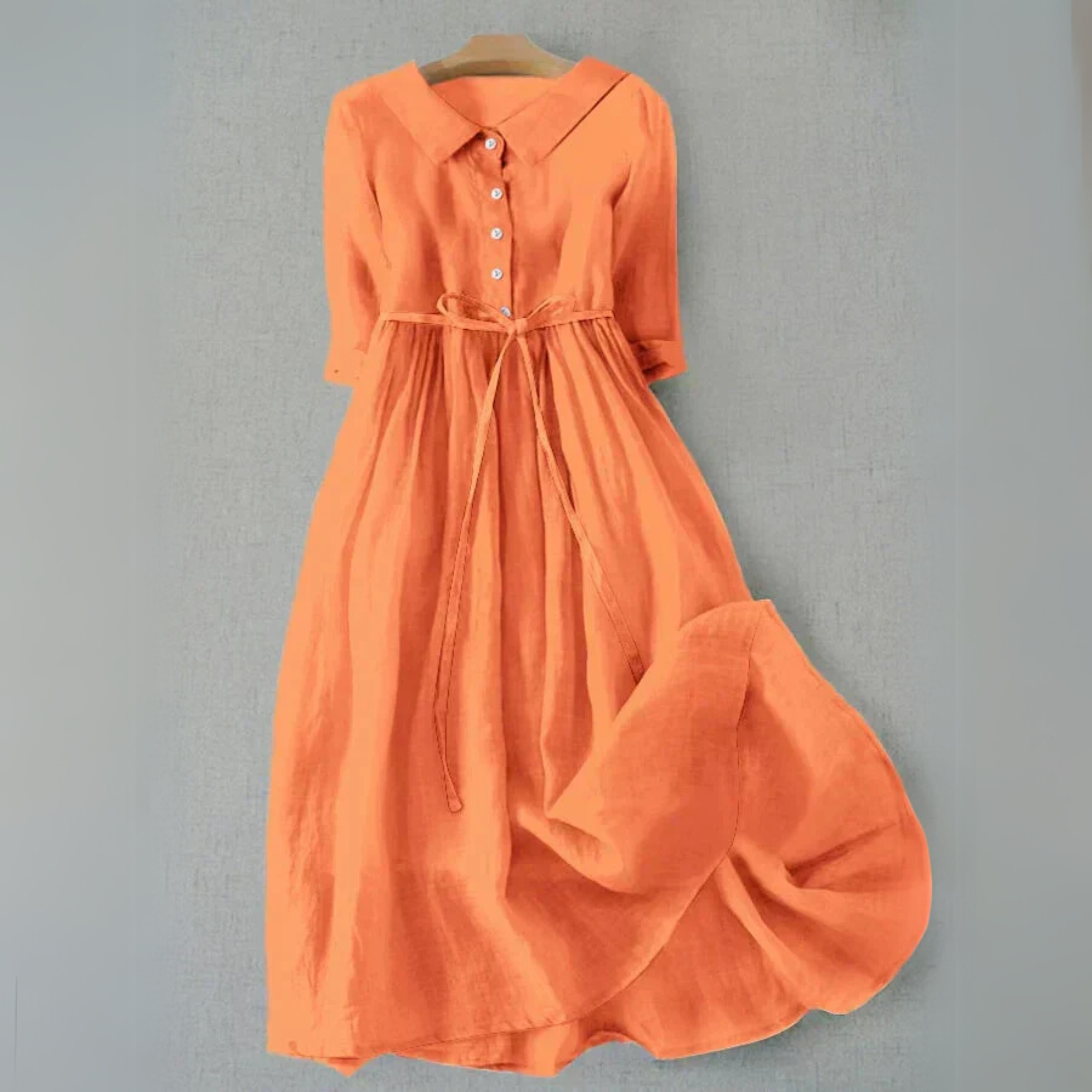 Ava – Ruffle V Neck Flowy Summer Midi Dress