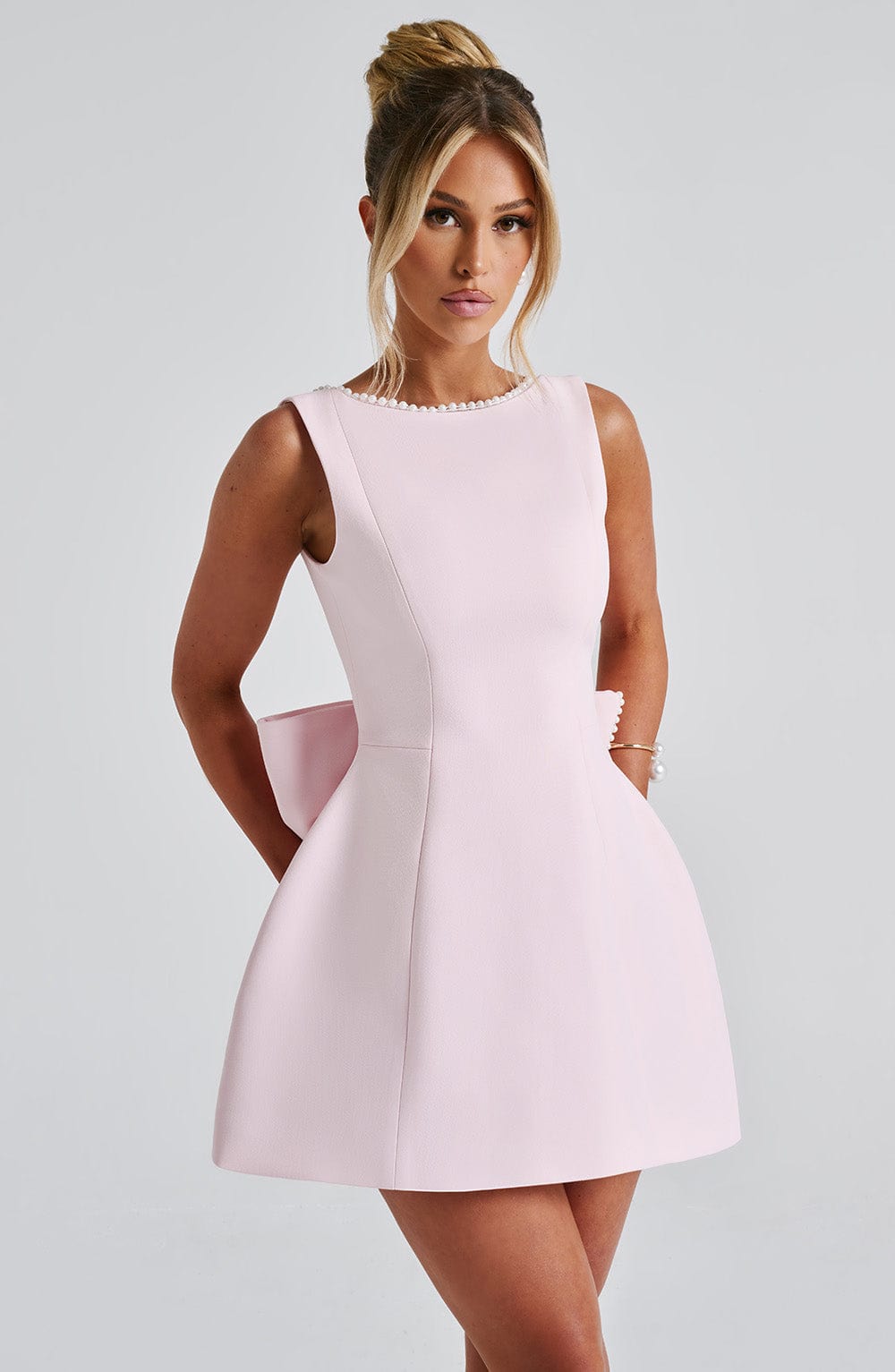 Alice – Structured A-Line Cocktail Mini Dress