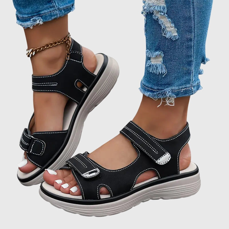Amaya – Ankle Strap Wedge Sport Sandals