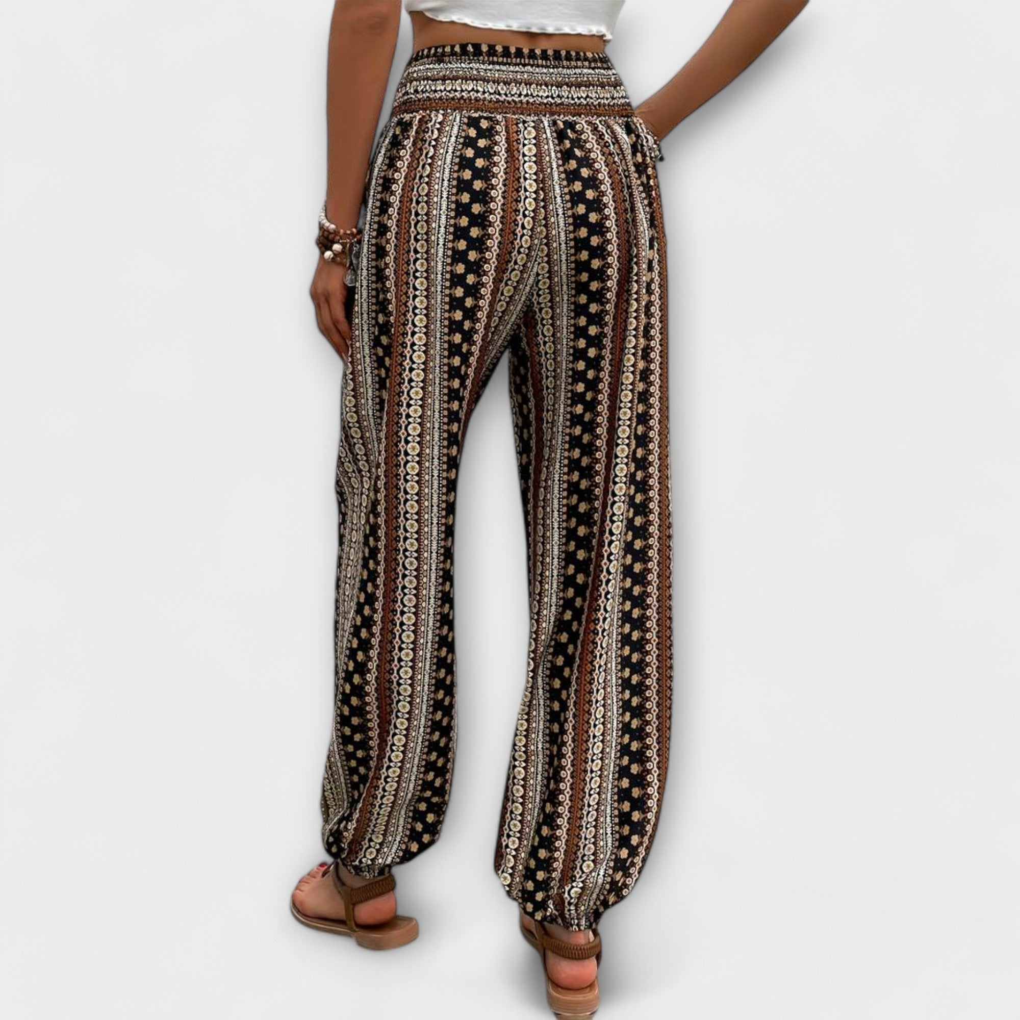 Catherine – Boho Print Harem Pants