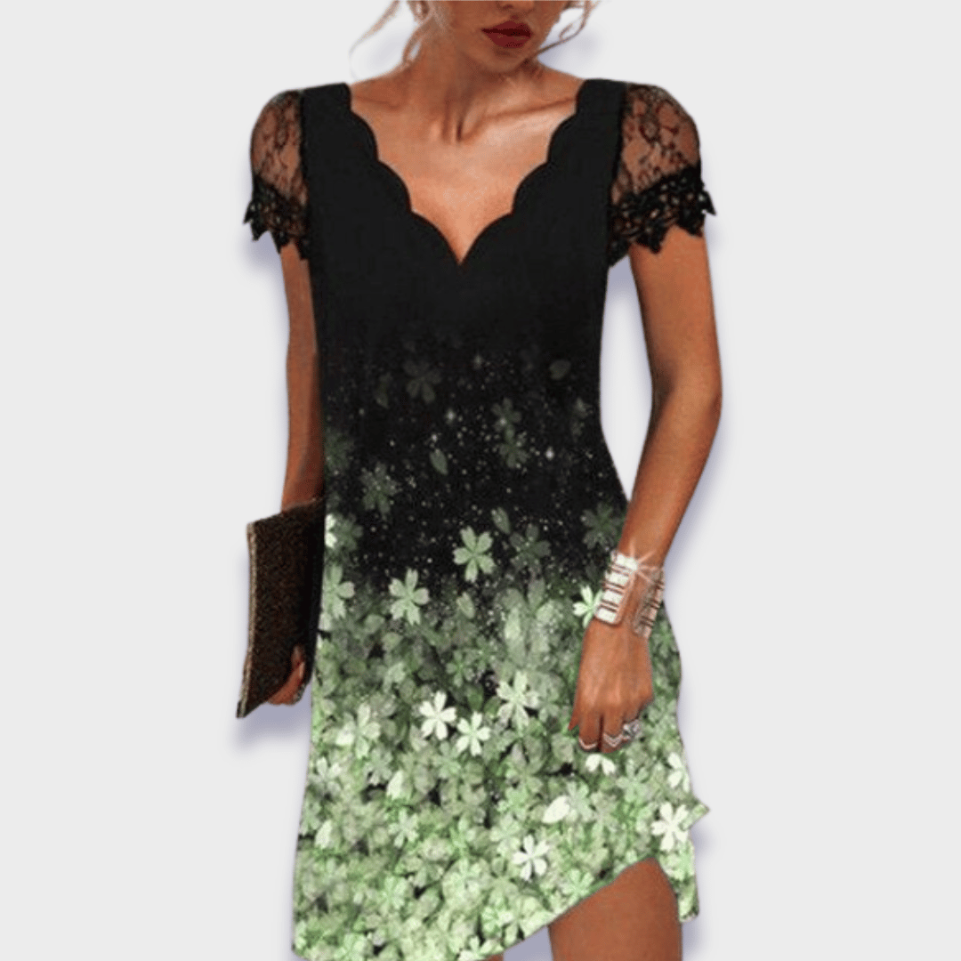 Wren – Lace V Neck Cocktail Dress
