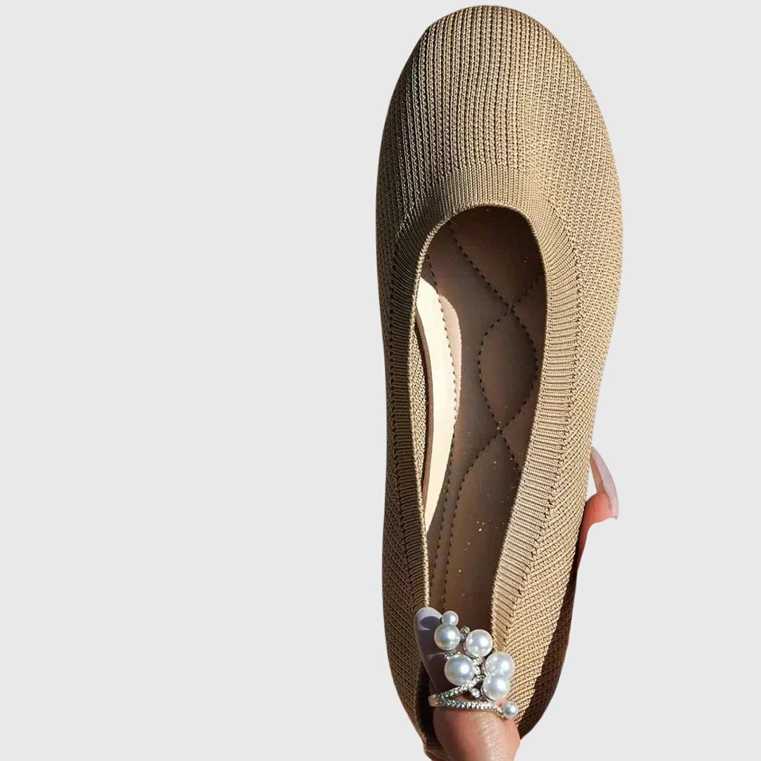 Ariana – Ankle Strap Round Toe Ballet Flats