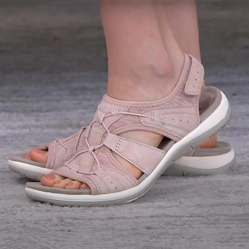 Maria – Cutout Closed Toe Fisherman Sandals