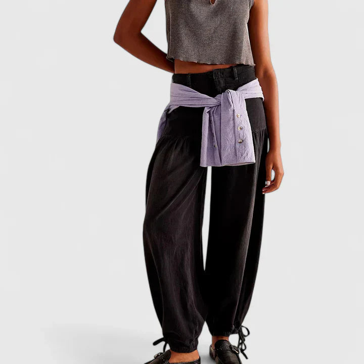 Molly – Satin Harem Pants