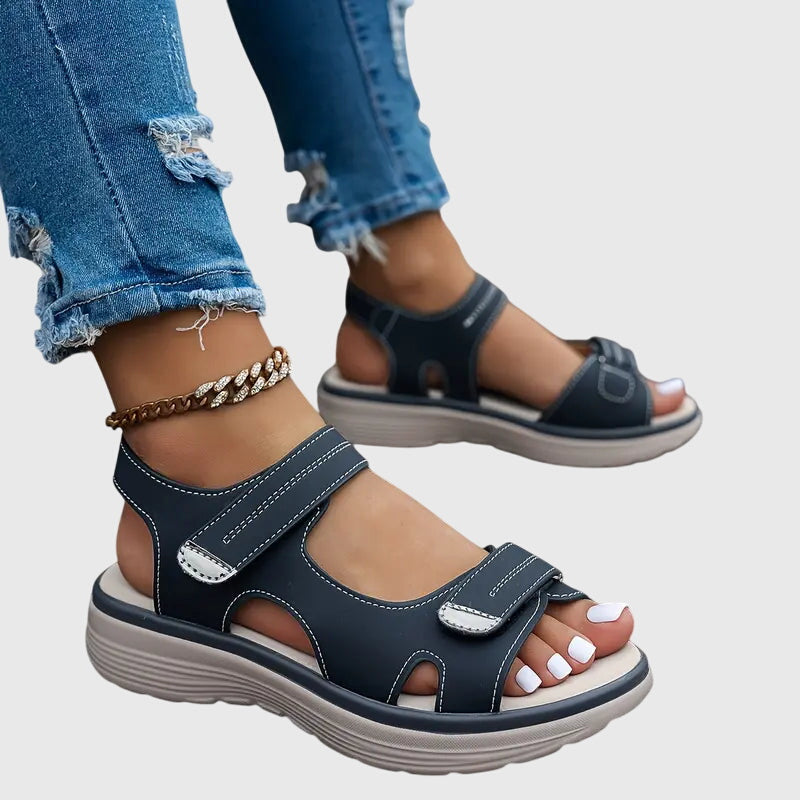 Amaya – Ankle Strap Wedge Sport Sandals