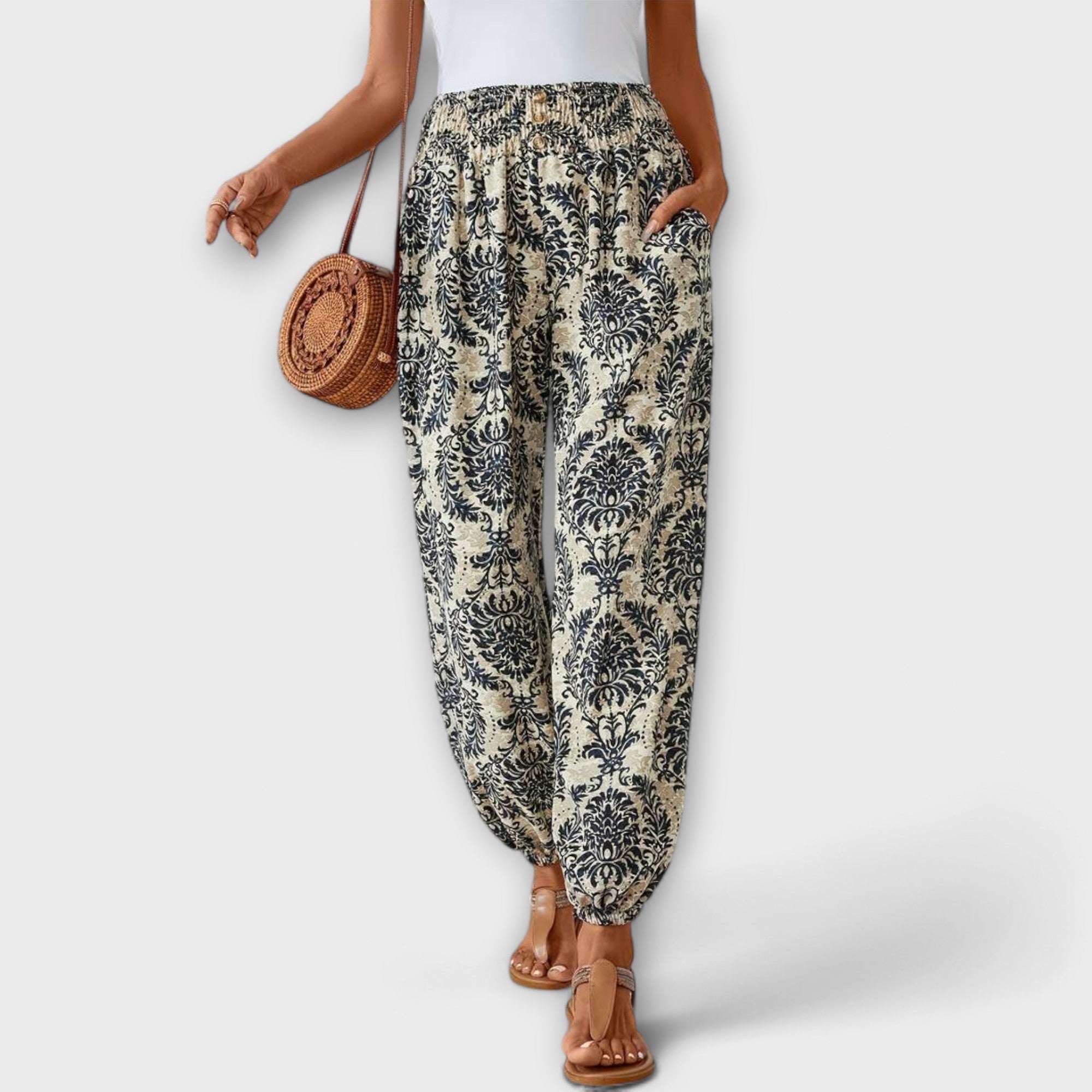 Catherine – Boho Print Harem Pants