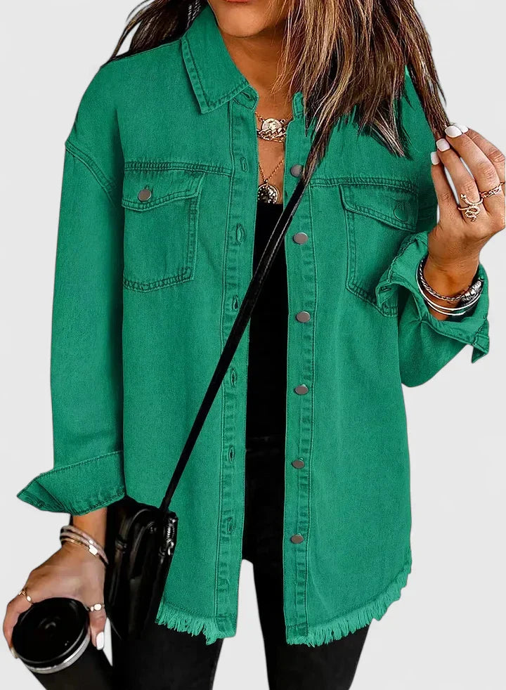 Delilah – Oversized Button Up Shirt Jacket