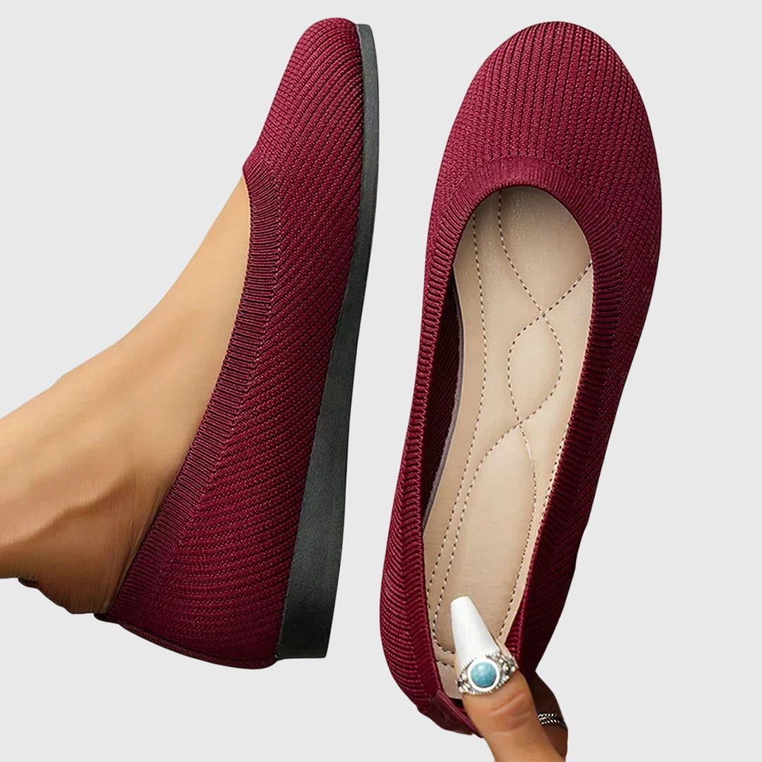 Ariana – Ankle Strap Round Toe Ballet Flats