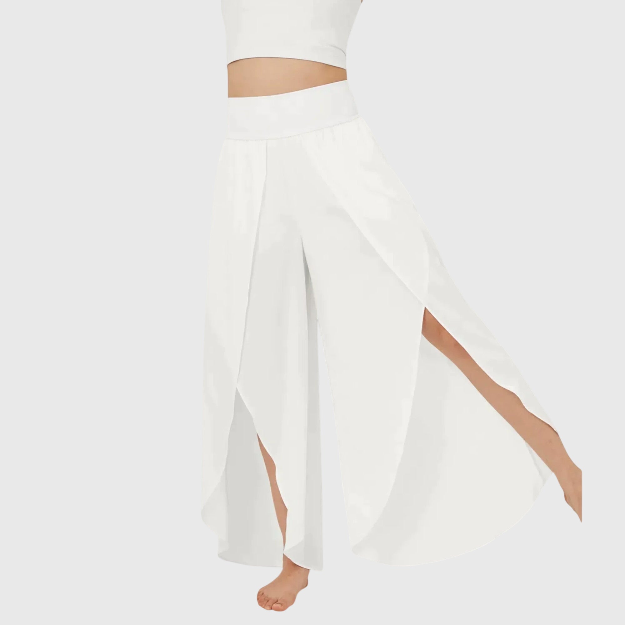 Veronica – Split Hem Wide Leg Palazzo Pants