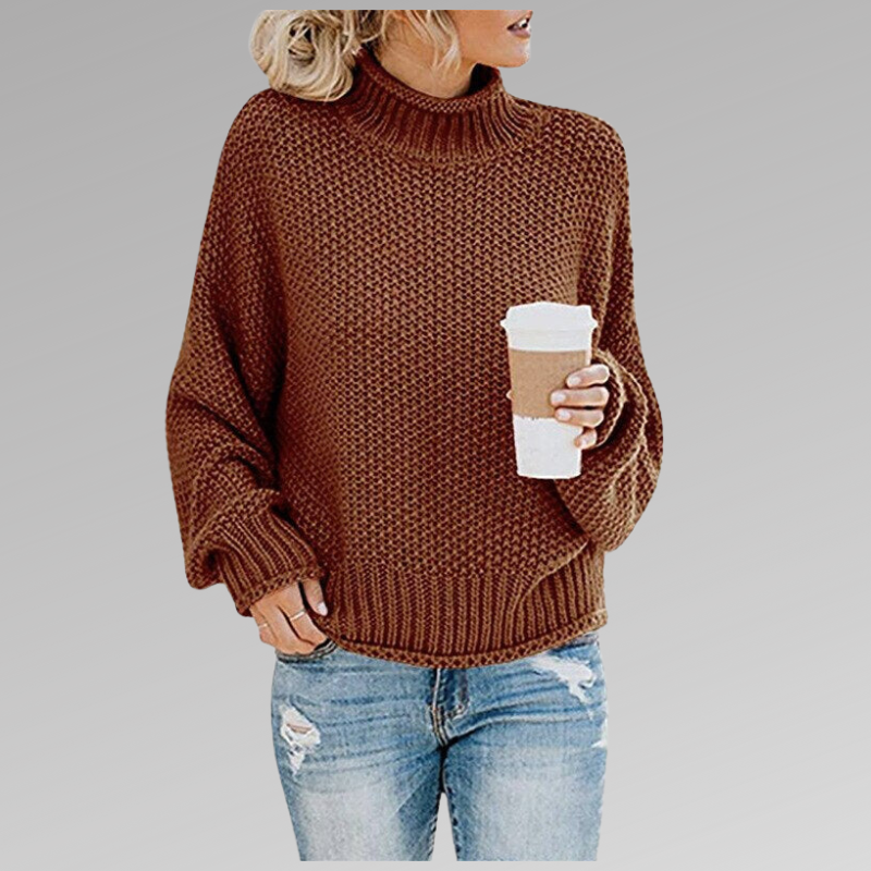 Annie – Chunky Knit Turtleneck Sweater