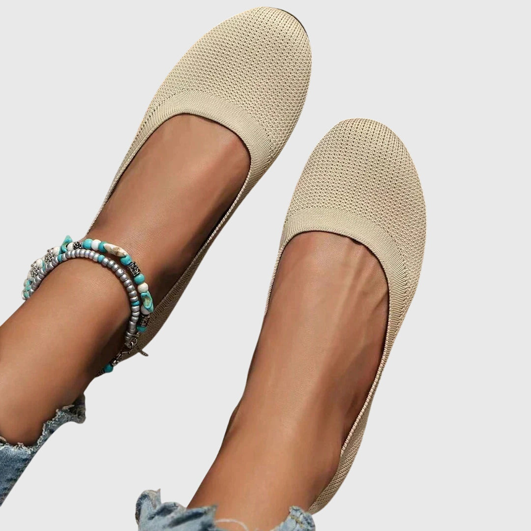 Ariana – Ankle Strap Round Toe Ballet Flats
