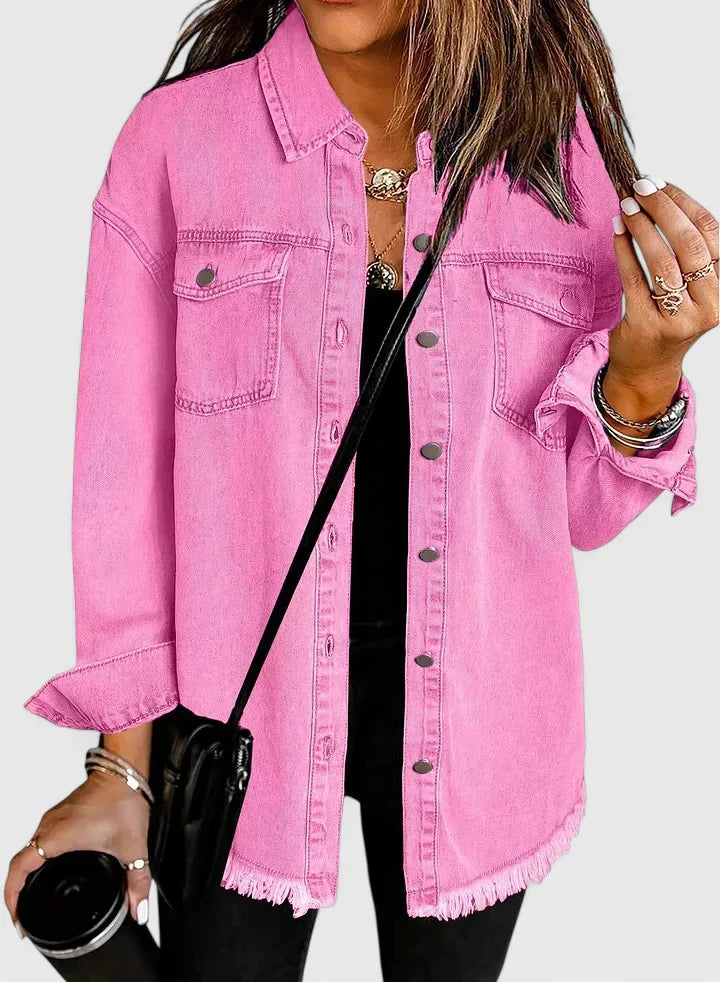 Delilah – Oversized Button Up Shirt Jacket