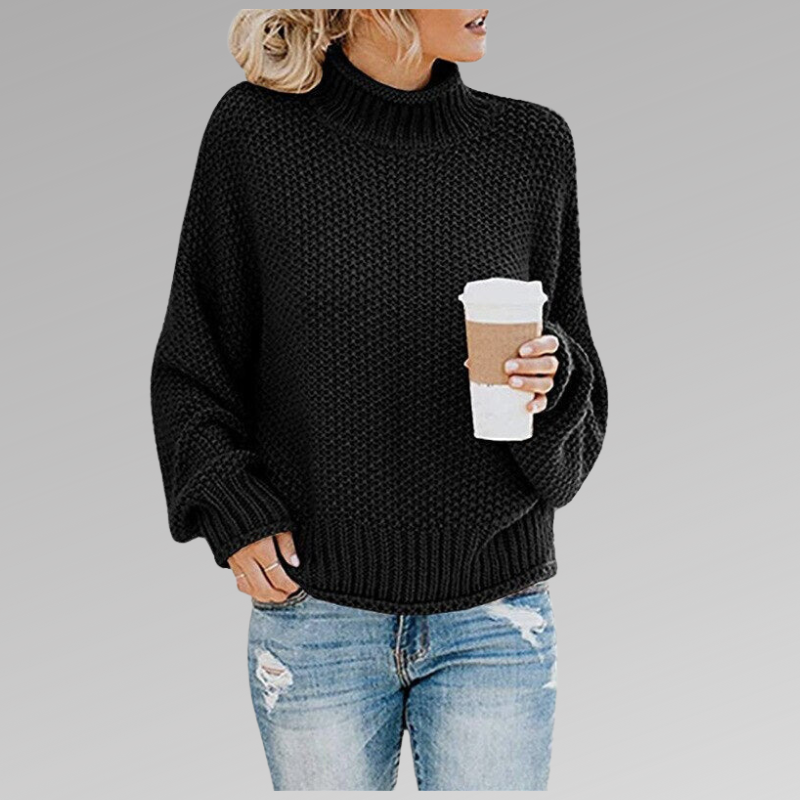 Annie – Chunky Knit Turtleneck Sweater