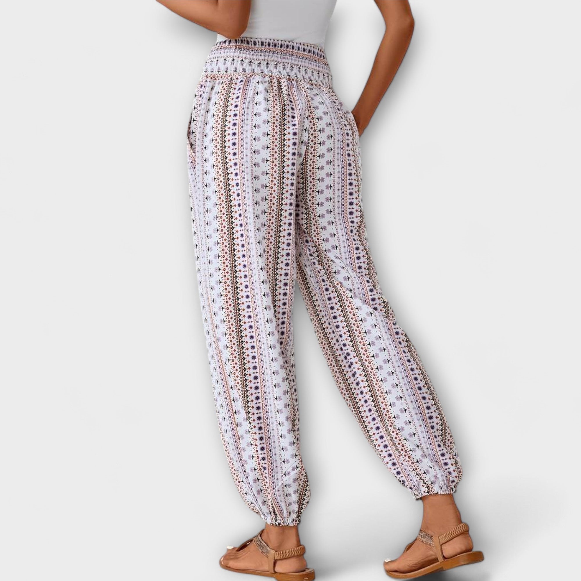 Catherine – Boho Print Harem Pants