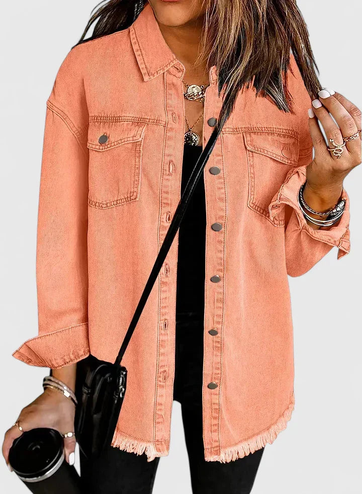 Delilah – Oversized Button Up Shirt Jacket