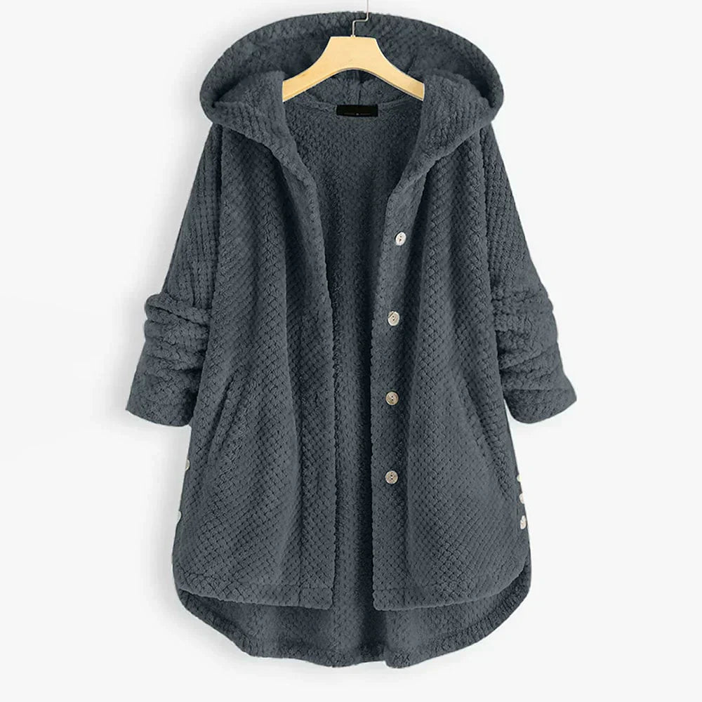 Margot – Button Up Swing Midi Coat