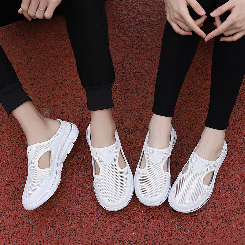 Emily – Mesh Slip On Sneaker Mules