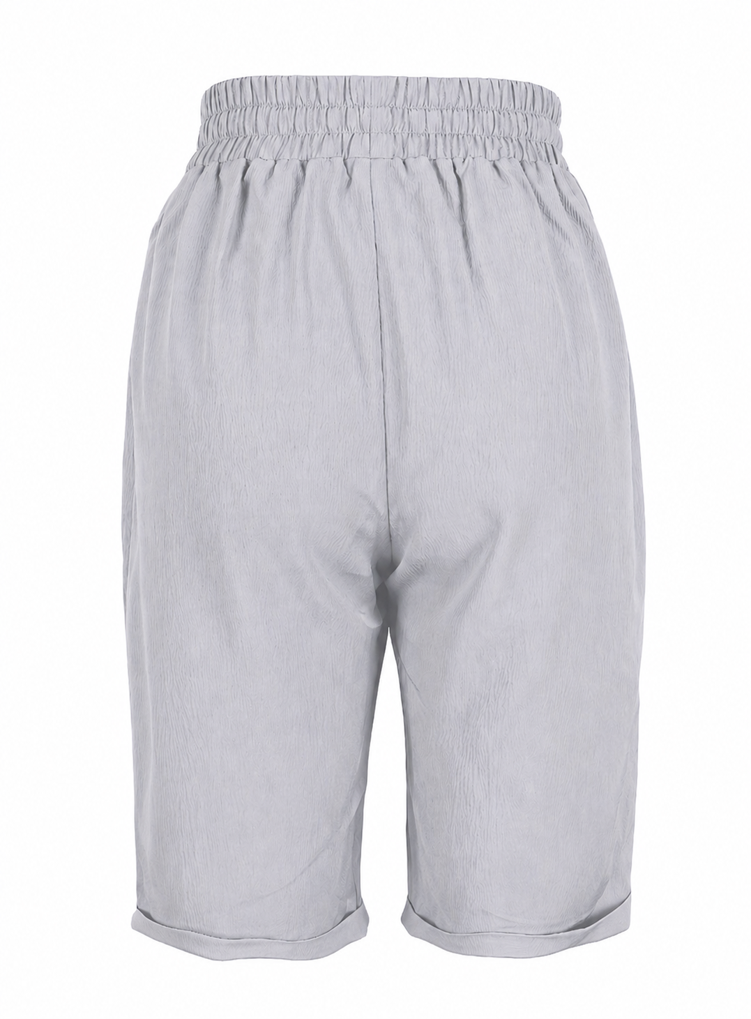 Marina – Elastic Waist Wide Leg Capri Pants