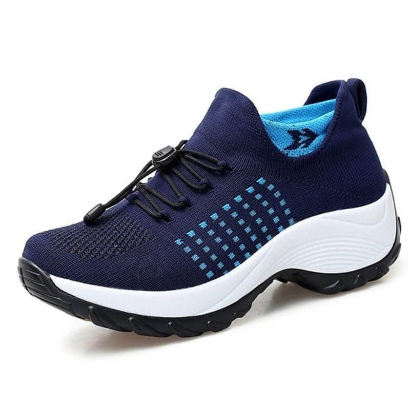 Bianca – Knit Slip On Chunky Sole Walking Sneakers