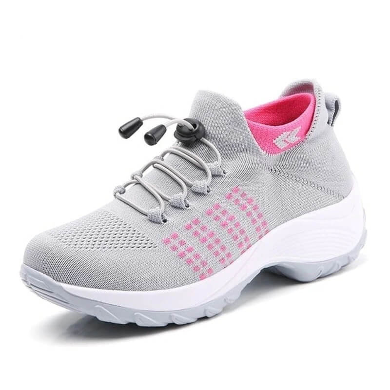 Bianca – Knit Slip On Chunky Sole Walking Sneakers