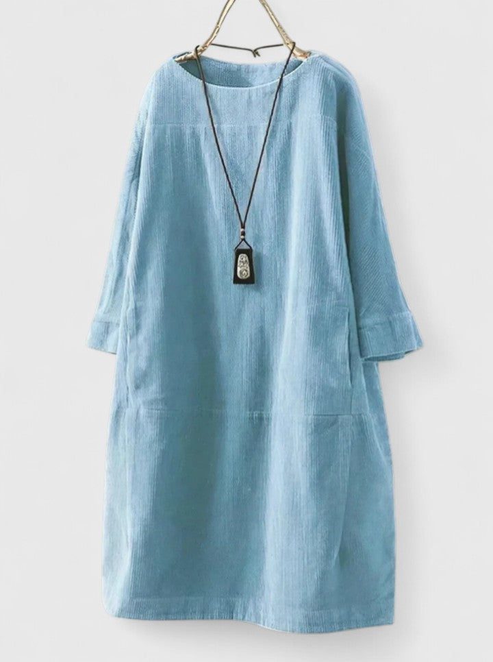 Adalynn – Oversized Long Sleeve Cocoon Dress