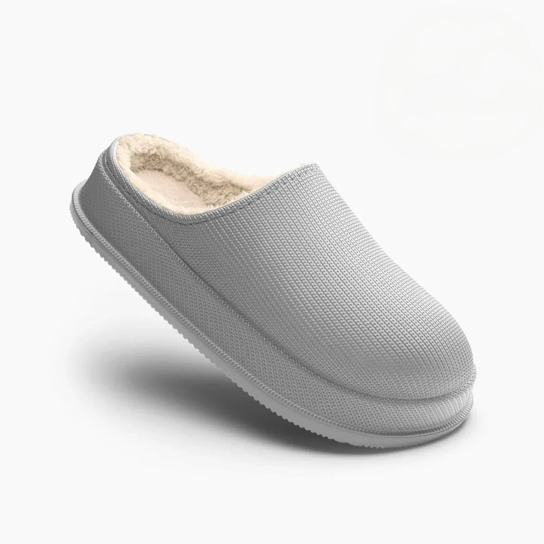 Freya – Faux Fur Lined Clog Slippers